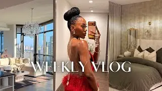 END OF YEAR WEEKLY VLOG| TURNING BEDROOM INTO LUXURIOUS SUITE, REVEALING PUSH PRESENTS,MICRONEEDLING
