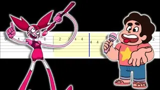 Spinel Vs Steven Universe - Friday night funkin - Other Friends (Easy Guitar Tabs Tutorial)