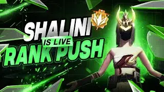 SHALINI GAMING IS LIVE | CS RANK NEW SEASON🔥| #girlgamer #GLXLIVE #freefire