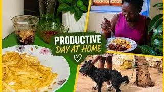 VLOGMAS 2025 | Cleaning, Cooking & Cozy Coastal Vibes 🌴✨ #africanvillagelife #Glowria 