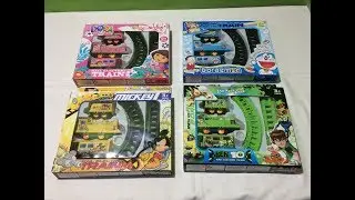 TOY TRAIN SET COLLECTION 2019 ,DOREMON TRAIN SET,BEN 10 TRAIN SET ,MICKY MOUSE  TRAIN II TOY WORLD