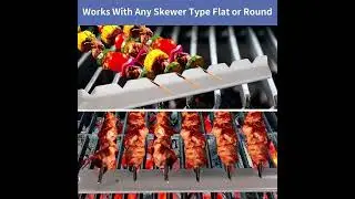 2pcs Kebab Rack , Kebab Stands ,  Universal Suitable for Barbecue , Outdoor Camping BBQ Tools