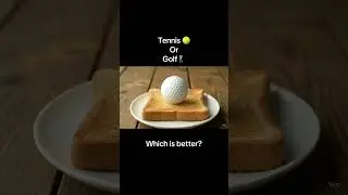 Tennis or Golf? #shorts #asmr #ai #satisfying #tennis #golf #games #sports #relaxing #toast