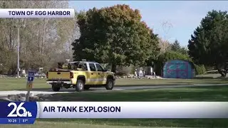 Person found dead after air tank explosion in Door County