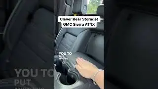 Clever Rear Storage! GMC Sierra AT4X