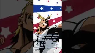 【Quotes】My Hero Academia #quotes #allmight #shorts #heroaca #myheroacademia