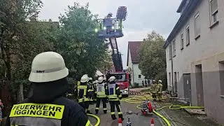 Feuerwehr Haupt&uuml;bung  Iggingen