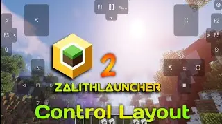 Simple Survival Layout for ZalithLauncher2 &bull; Best Custom Control &bull; Minecraft Java Edition on Android