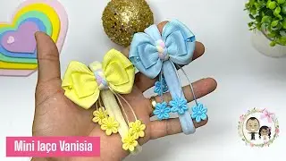 Mini Laço Vanisia na fita N5/ Dicas para iniciantes