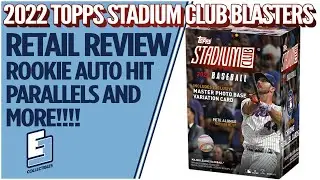 2022 TOPPS STADIUM CLUB BLASTERS | RETAIL REVIEW | ROOKIE AUTO PARALLELS AND MORE!