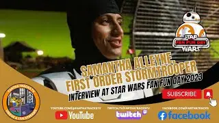 Star Wars Fan Fun Day 2023: Samantha Alleyne, a First Order stormtrooper in the Sequel Trilogy