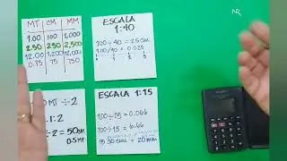 ESCALA 1:15 con calculadora y sin escal&iacute;metro