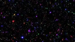 ✨ Colorful Sparkling Night Sky Background | 6 Hours 4K Holiday & Party Visuals