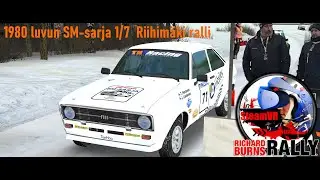 RBRvr: 1980 luvun SM-sarja 1/7  Riihimäki ralli - Ford Escort Mk II RS Group 4