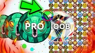 Agar.io - 1 POPSPLIT KING vs. 1000 NOOBS! // GREATEST AGARIO TROLLING AND HACKED MOMENTS!