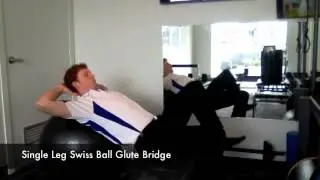 Perth Physio - Swiss Ball Glute Exercises - i Physio Perth