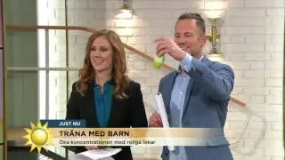 Träna med barnen och öka koncentrationen med roliga lekar! - Nyhetsmorgon (TV4)