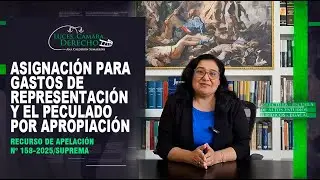 Asignación para gastos de representación y el Peculado por apropiación – LCD  # 445