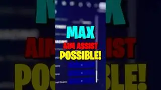 NEW Best Controller SETTINGS For MAX AIM ASSIST in Fortnite Chapter 7 🎮🎯