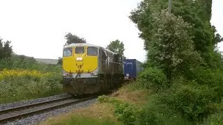 Irish Rail 071 no. 073 Hauling DFDS Liner