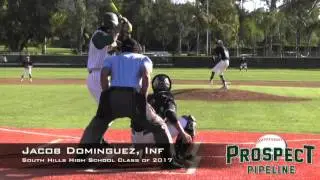 Jacob Dominguez, Inf, South Hills High School, Home Run vs Bonita