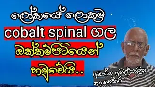 cobalt spinal okkampitiya rough stone / Dr DUNIL PALITHA GUNASEKERA /Gem testing /Dilhan vlogs/
