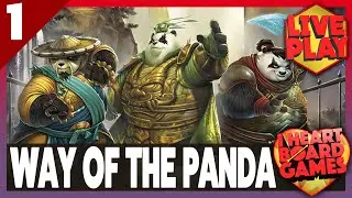 THE WAY OF THE PANDA (Session 1, 4 Players) Live Board Game Session! from Cool Mini or Not ( CMON )
