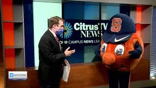 Otto the Orange visits CitrusTV for National Orange Day! | News Live at 6