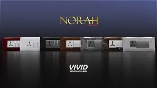 Vivid Plates from Norah Modular Series by Pritam Electricals | Sens Visuals