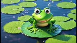 Leaping Frogs by the Pond | Jumping Animal Song for Kids | Fun Movement Rhyme for Toddlers