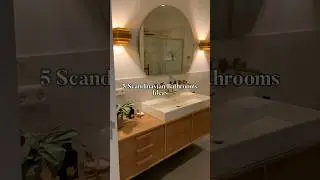 5 Scandinavian Bathroom Ideas #scandinavianinteriordesign #bathroomdesign #5ideas #topinteriors