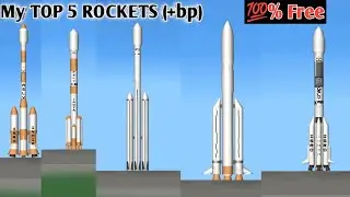 Скачать топ-5 реалистичных ракет в SFS|💯%бесплатно|PSLV XL,GSLV|#isro #sfs #spaceflightsimulator