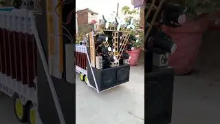 Mini dj mini dj truck loading dj setup making dj box #mobiledj #djtruck #djtechno