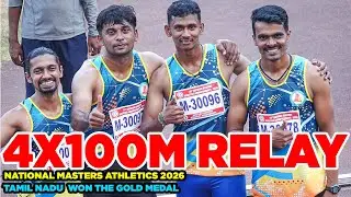 India's Masters Athletics: Ageless Speed and Strength on Display 4x100m Relay Men 30+