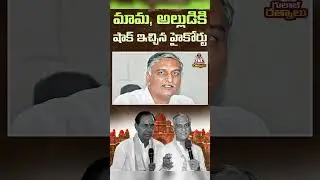 మామ అల్లుడికి షాక్ ఇచ్చిన హైకోర్ట్  #KCR #Harishrao #BRS #HighCourt #TG   #TGPublic #Kaleswaram