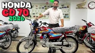 Honda CD 70 (2026) Review😎🔥|| New Ghaphics Honda 70😱|| Pak Moto