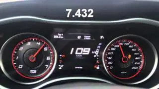 Dodge Charger SXT 2015 acceleration 0-100 km/h 80-120 km/h