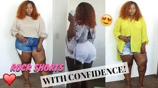 DIMPLES, CELLULITE? PLUS SIZE & WEARING SHORTS! 5 TIPS THAT HELPED ME! | FT. POSHMARK