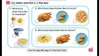 English Language for Kazakhstan Grade 4: Unit 5, Activity Book: p.55, ex.2.