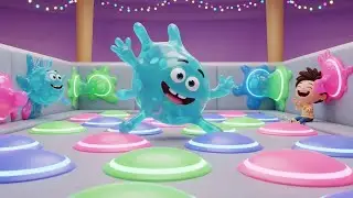 Fall Guys Jelly Jumper Rolled Into the Water | Kids Songs & Nursery Rhymes