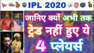 IPL 2020 - List Of All 4 Players And Their Trading Analysis | IPL Auction | MY Cricket Production