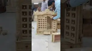Beautiful Wooden Temple with Bells | Ahmedabad | Gujarat | India (M+919879565844) #handcraftedtemple