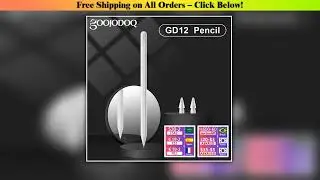 For iPad Pencil with Palm Rejection Tilt, GOOJODOQ 12th Gen Pen for Apple Pencil 2 1 iPad Air 5