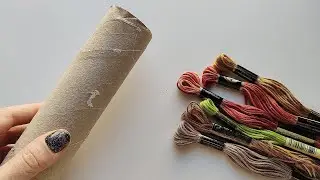Turn Cardboard & Yarn Into a Cute Snowman | Easy Winter Craft