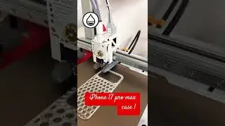 I printed an iPhone 17 pro max case ! #apple #iphone #bambulab #technology