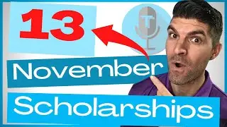 College Scholarships To Apply For in November | How To Find Scholarships For College!