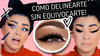 COMO HACER UN DELINEADO PERFECTO SIN EQUIVOCARTE! Hazlo en un minuto.