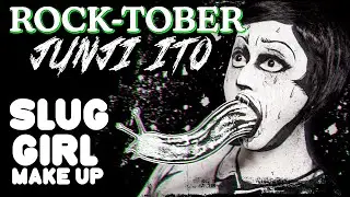 Rock-tober Finale: Junji Ito Slug Girl Makeup Look!