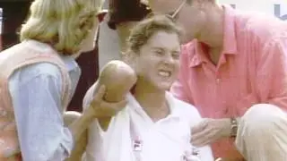 Monica Seles invented the tennis grunt