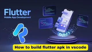How to build flutter apk in vscode #flutter #fluttertutorial  #flutterforbeginners